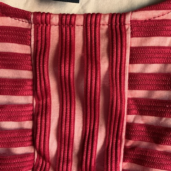 Torrid women’s size 4 top red tan lining sleeveless size 4x boho office party - Picture 6 of 13